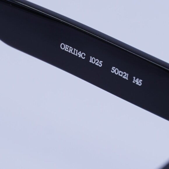 Off-White OERI14C CLIP ON 1025 Sunglasses Black Square Frame, Clear/Red Lenses - Picture 7 of 12